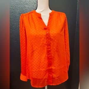 Drapey classic textured blouse